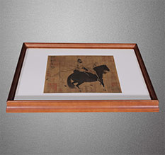 文水书画装裱配框服务案例